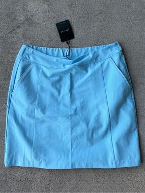 Dunning player jersey performance skort athletic golf skirt Baltic blue NWT